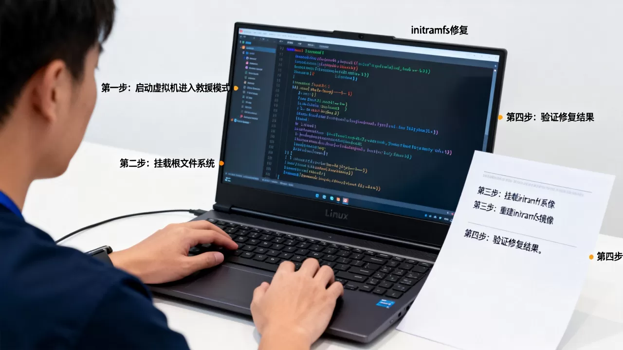 Linux虚拟机initramfs损坏如何修复?,有哪些步骤 Linux虚拟机initramfs损坏如何修复?,有哪些步骤