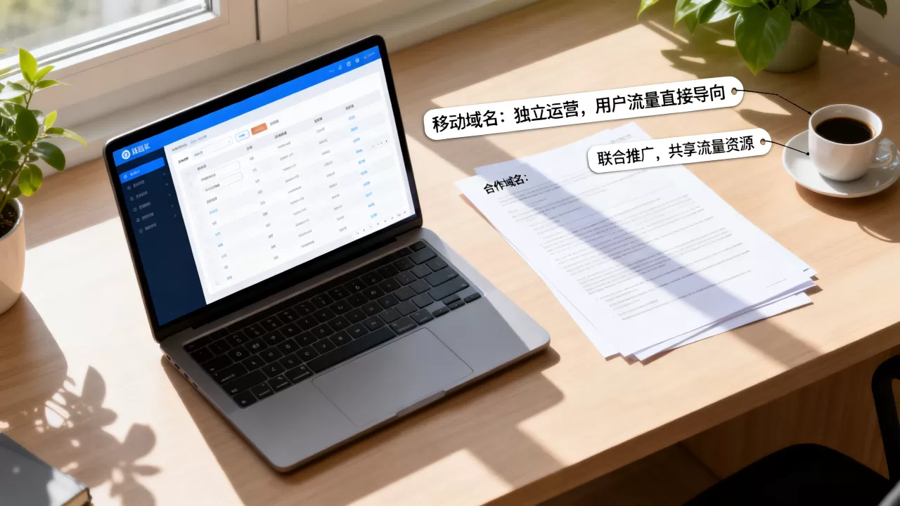 移动域名和合作域名有什么区别?如何选择适合的? 移动域名和合作域名有什么区别?如何选择适合的?