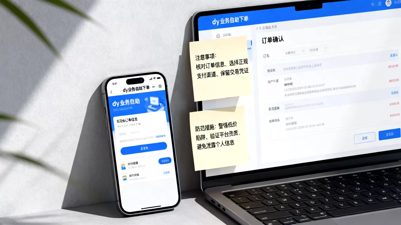 2026年最新:dy业务自助下单的注意事项和防范措 2026年最新:dy业务自助下单的注意事项和防范措