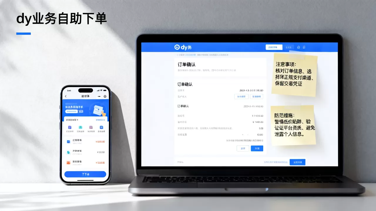 2026年最新:dy业务自助下单的注意事项和防范措 2026年最新:dy业务自助下单的注意事项和防范措