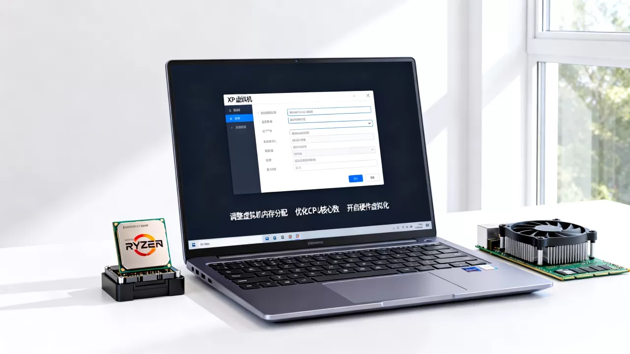 ryzen xp虚拟机性能如何优化,虚拟机卡顿怎么解决? ryzen xp虚拟机性能如何优化,虚拟机卡顿怎么解决?