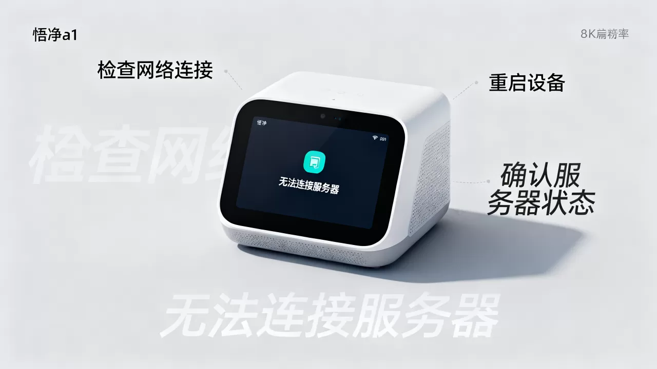 悟净a1无法连接服务器怎么办 悟净a1无法连接服务器怎么办