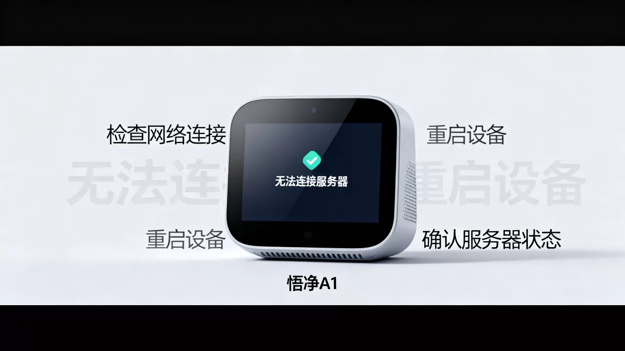 悟净a1无法连接服务器怎么办 悟净a1无法连接服务器怎么办