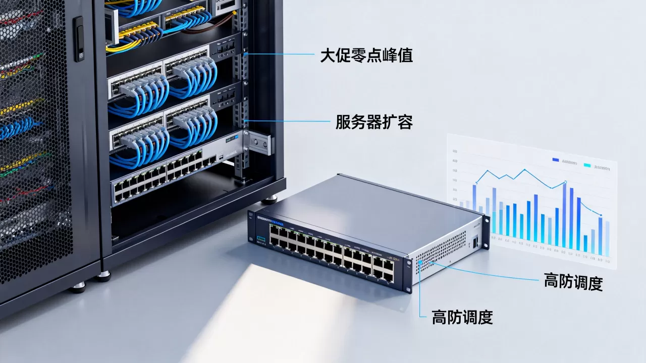 大促零点峰值服务器为何要扩容高防?,高防调度多少钱? 大促零点峰值服务器为何要扩容高防?,高防调度多少钱?