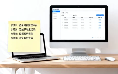 新手如何给主域名正确配置子域名？详细步骤指南