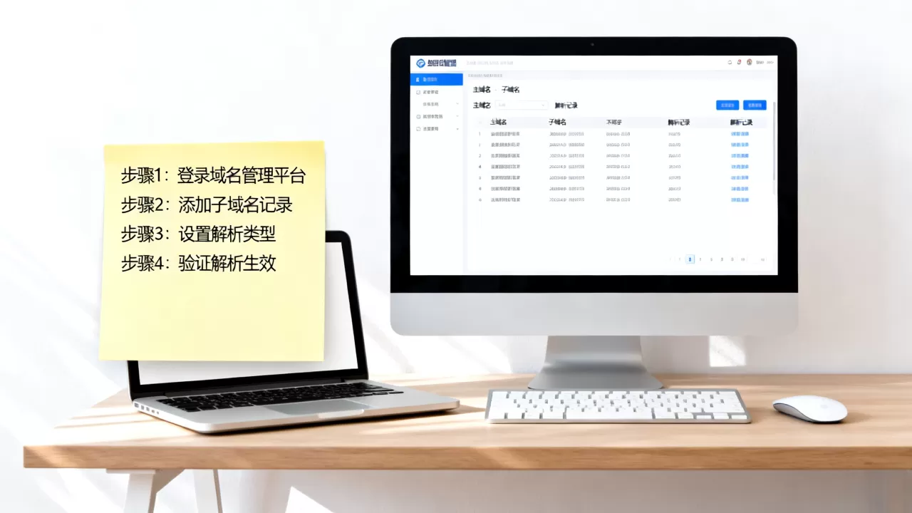 新手如何给主域名正确配置子域名?详细步骤指南 新手如何给主域名正确配置子域名?详细步骤指南