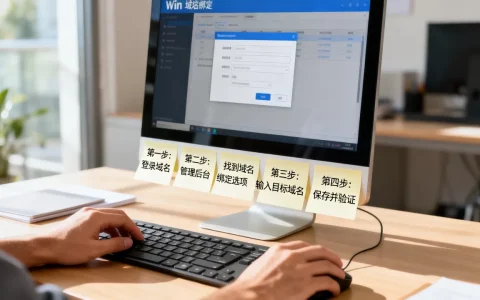 win域名绑定域名如何正确操作步骤？