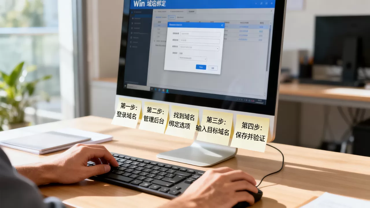 win域名绑定域名如何正确操作步骤? win域名绑定域名如何正确操作步骤?
