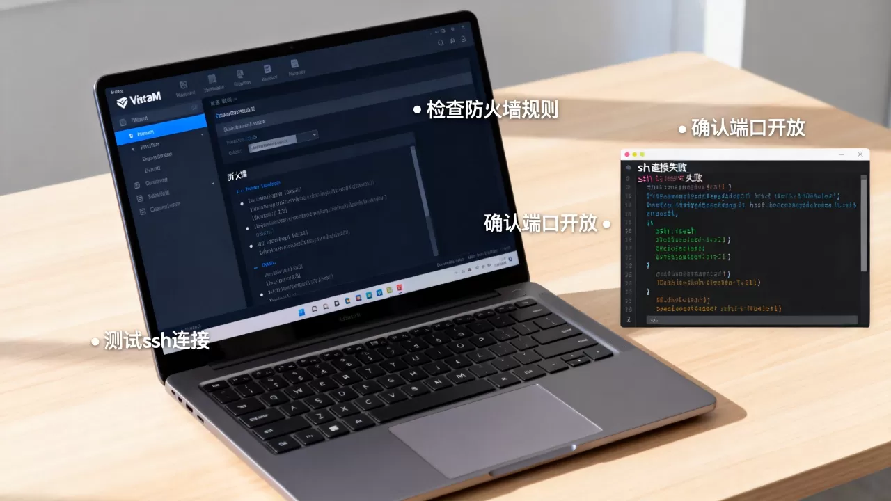 ssh连不上虚拟机怎么办,防火墙配置错误如何排查? ssh连不上虚拟机怎么办,防火墙配置错误如何排查?