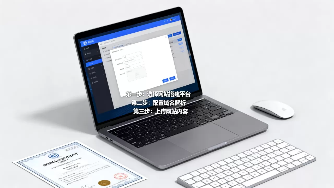 域名注册成功后,如何快速搭建网站并上线? 域名注册成功后,如何快速搭建网站并上线?