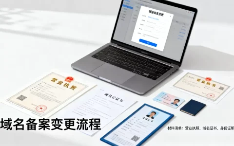 域名备案变更域名流程复杂吗，需要准备哪些材料？