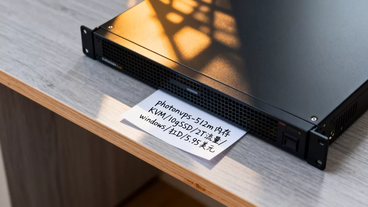photonvps-512m内存KVM/10gSSD/2T流量/windows/扛D/5.95美元 photonvps-512m内存KVM/10gSSD/2T流量/windows/扛D/5.95美元