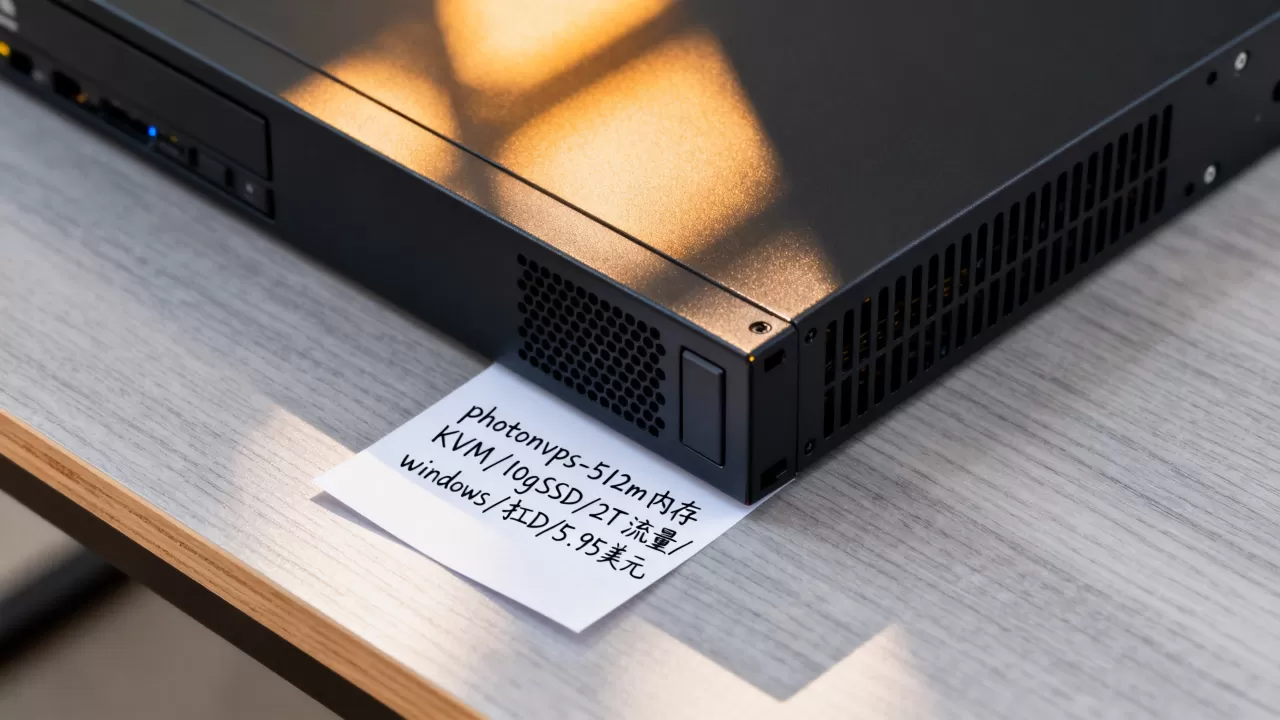photonvps-512m内存KVM/10gSSD/2T流量/windows/扛D/5.95美元 photonvps-512m内存KVM/10gSSD/2T流量/windows/扛D/5.95美元