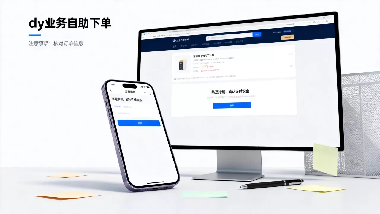 dy业务自助下单的注意事项和防范措 dy业务自助下单的注意事项和防范措