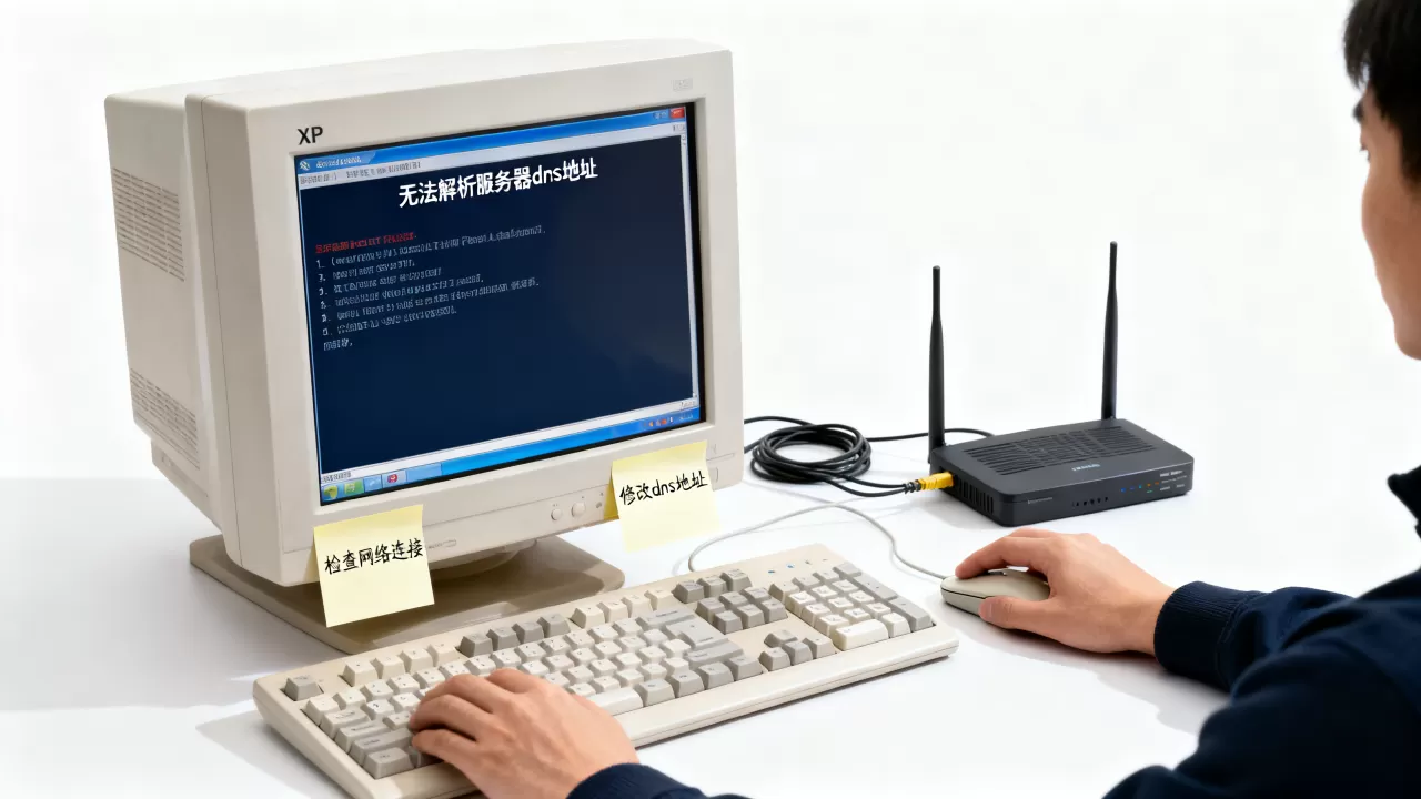 xp系统无法解析服务器dns地址怎么办,如何处理 xp系统无法解析服务器dns地址怎么办,如何处理