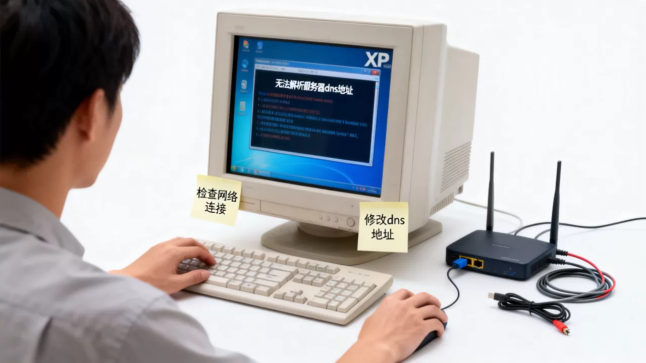 xp系统无法解析服务器dns地址怎么办,如何处理 xp系统无法解析服务器dns地址怎么办,如何处理