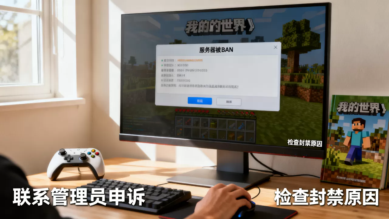 我的世界服务器被BAN了不是OP怎么解封 我的世界服务器被BAN了不是OP怎么解封