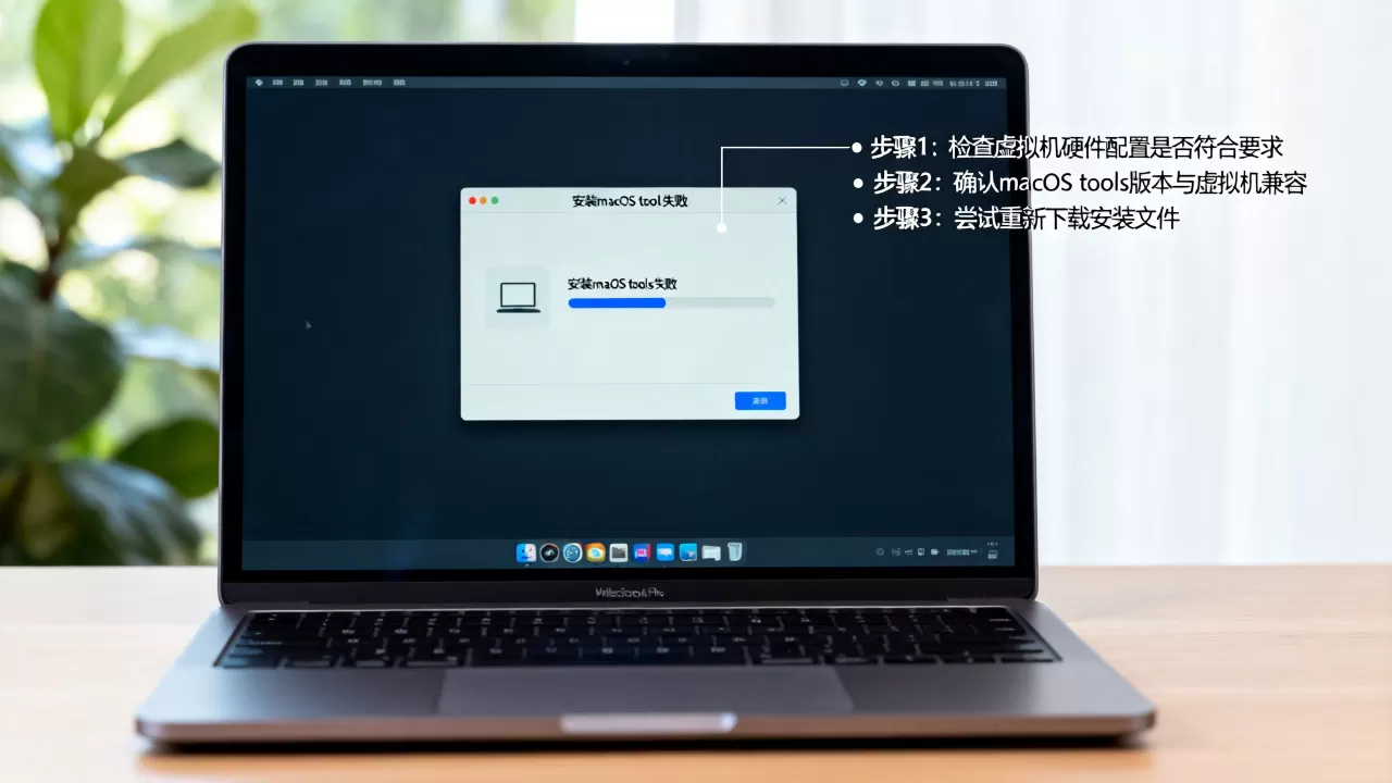 虚拟机安装macOS tools失败怎么办,具体步骤有哪些? 虚拟机安装macOS tools失败怎么办,具体步骤有哪些?