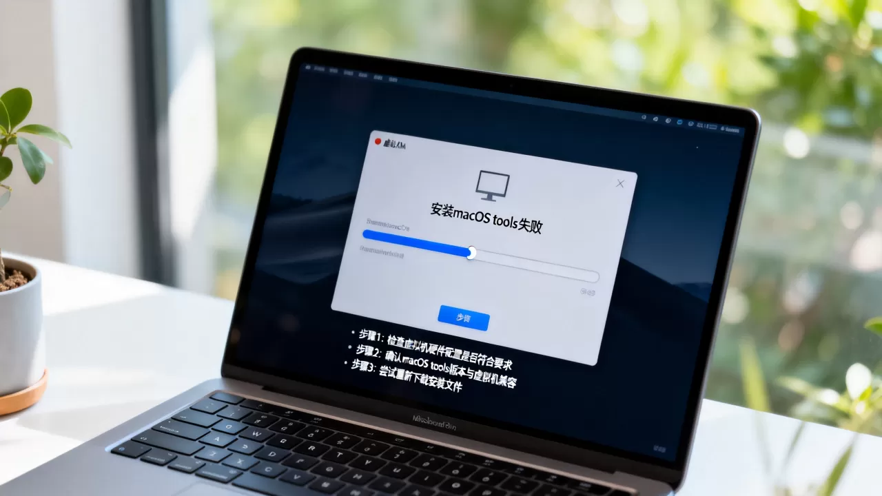 虚拟机安装macOS tools失败怎么办,具体步骤有哪些? 虚拟机安装macOS tools失败怎么办,具体步骤有哪些?