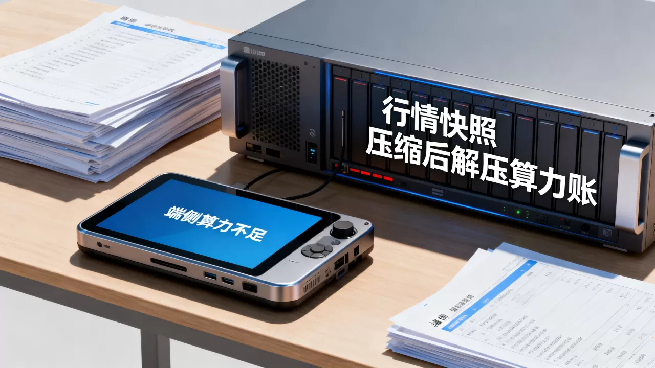 行情快照压缩后解压算力账怎么算,端侧算力不足怎么办? 行情快照压缩后解压算力账怎么算,端侧算力不足怎么办?