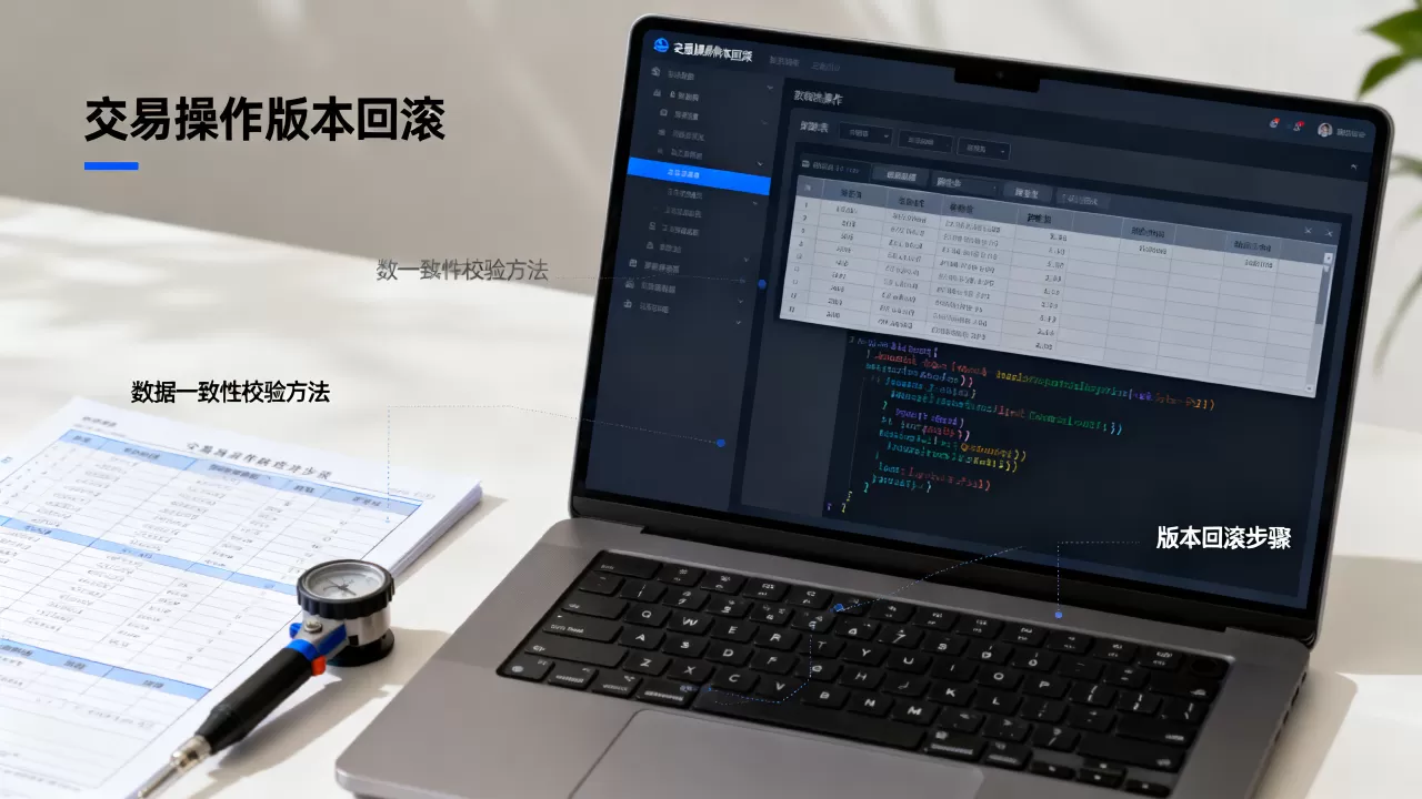 交易操作版本回滚时如何校验数据一致性,有哪些方法? 交易操作版本回滚时如何校验数据一致性,有哪些方法?