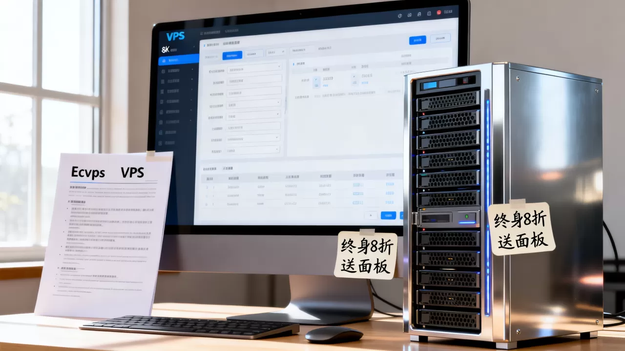 Ecvps VPS终身8折送面板靠谱吗,怎么购买 Ecvps VPS终身8折送面板靠谱吗,怎么购买