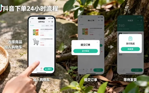 抖音下单24小时下单的流程和注意事项
