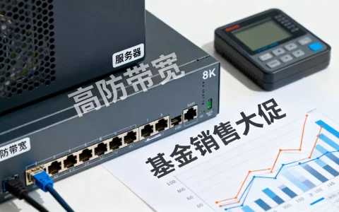 基金销售大促服务器高防带宽怎么准备？，需要注意什么