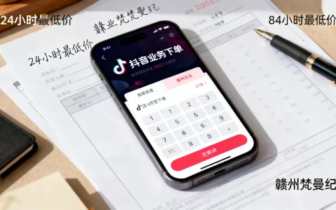 抖音业务下单24小时最低价赣州梵曼纪