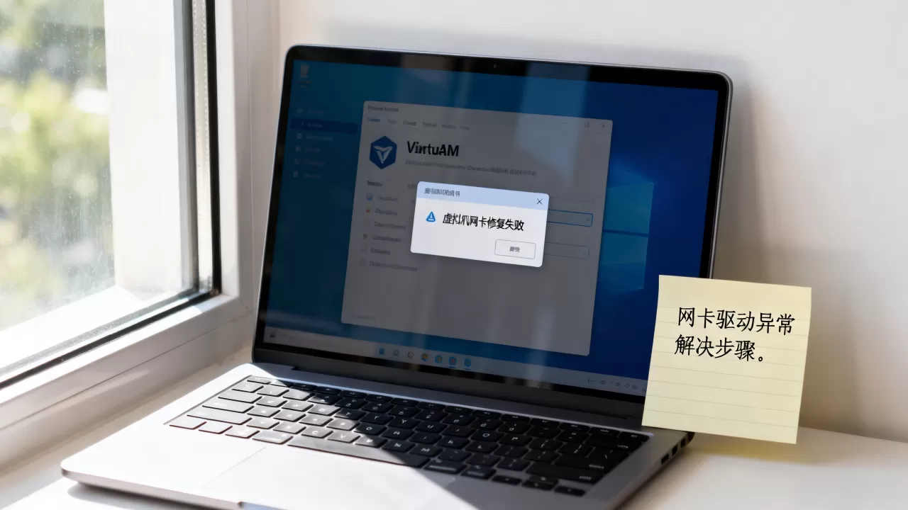 虚拟机网卡修复失败如何是好,网卡驱动异常怎么解决 虚拟机网卡修复失败如何是好,网卡驱动异常怎么解决