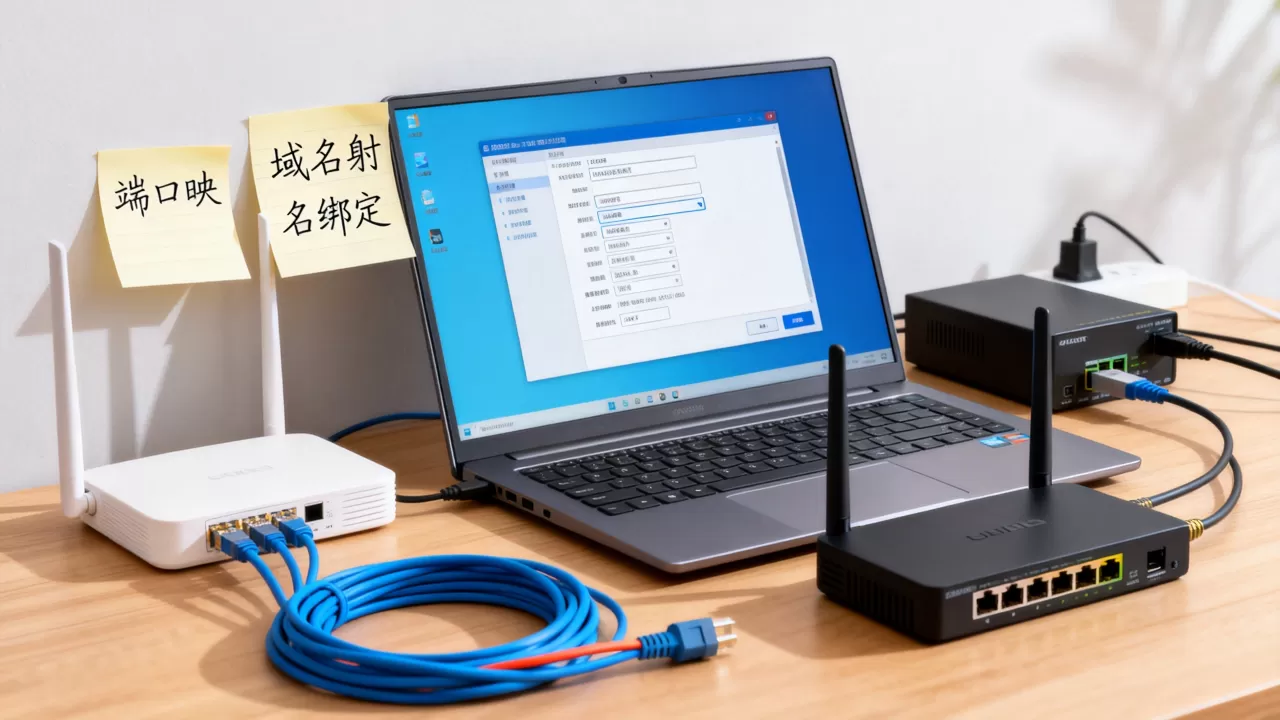 域名如何绑定端口?,端口映射设置教程 域名如何绑定端口?,端口映射设置教程