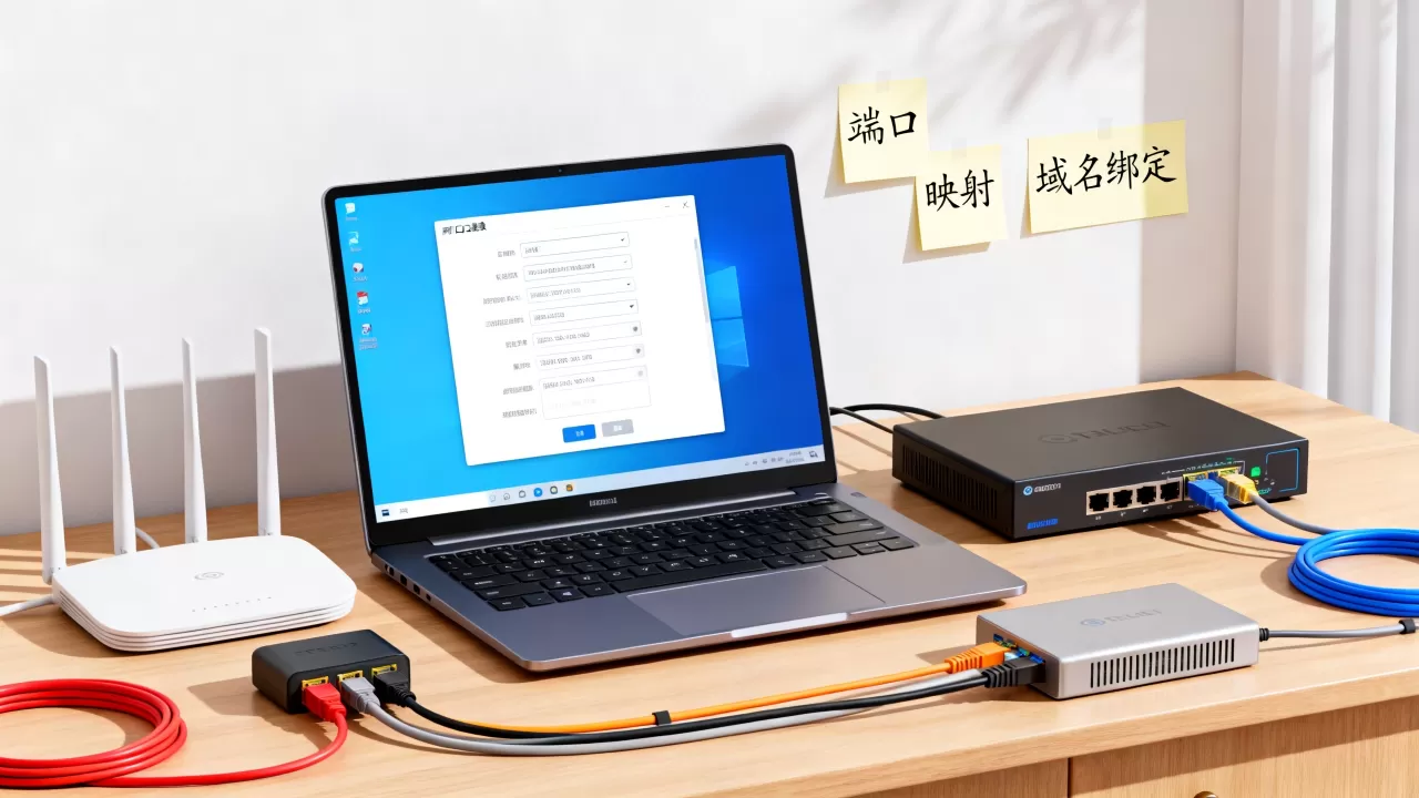 域名如何绑定端口?,端口映射设置教程 域名如何绑定端口?,端口映射设置教程