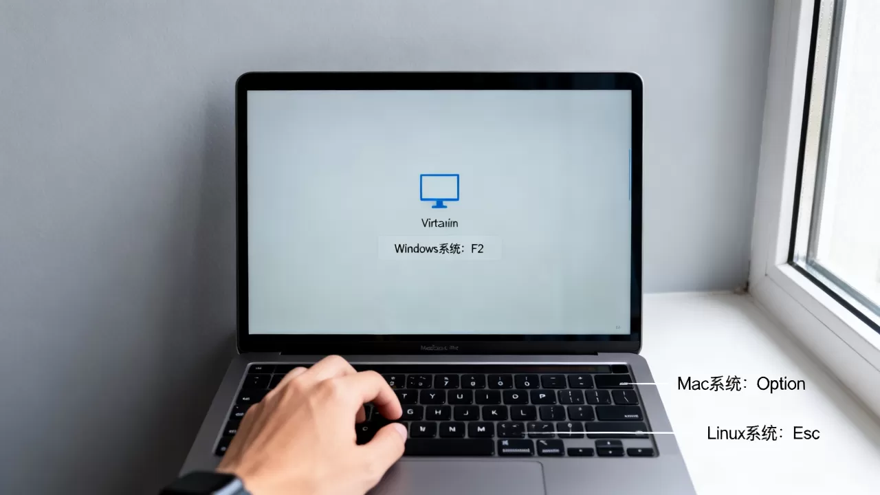 虚拟机启动按哪个键?不同系统按键一样吗,怎么操作? 虚拟机启动按哪个键?不同系统按键一样吗,怎么操作?