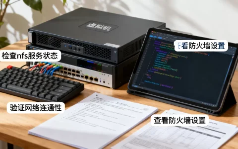 虚拟机配置nfs网络不通怎么办，nfs挂载失败排查方法？