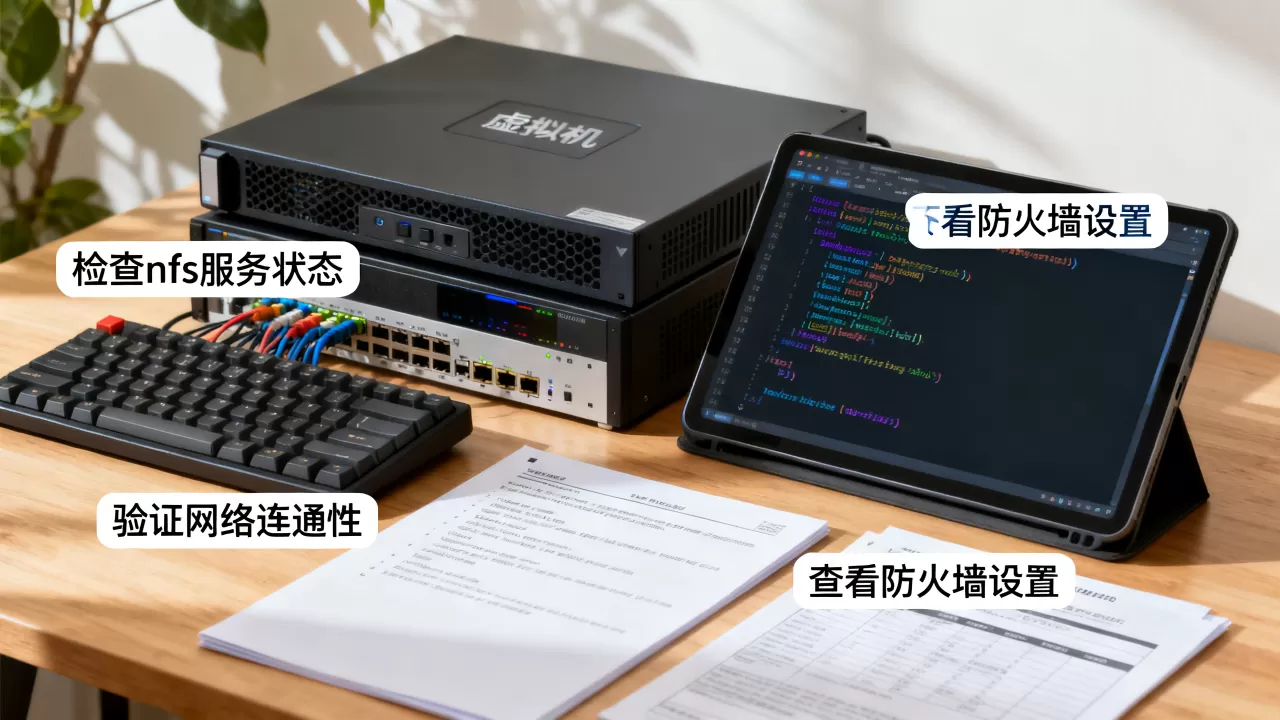 虚拟机配置nfs网络不通怎么办,nfs挂载失败排查方法? 虚拟机配置nfs网络不通怎么办,nfs挂载失败排查方法?
