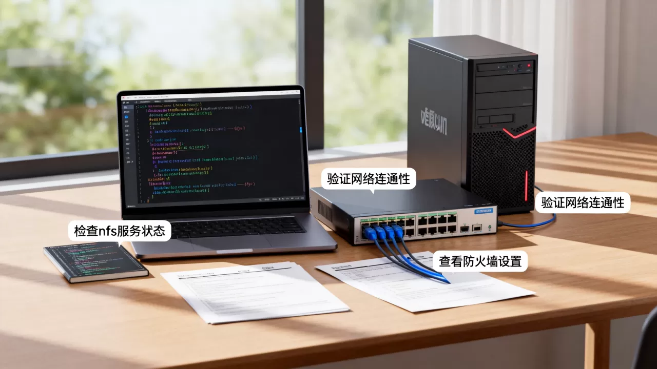 虚拟机配置nfs网络不通怎么办,nfs挂载失败排查方法? 虚拟机配置nfs网络不通怎么办,nfs挂载失败排查方法?