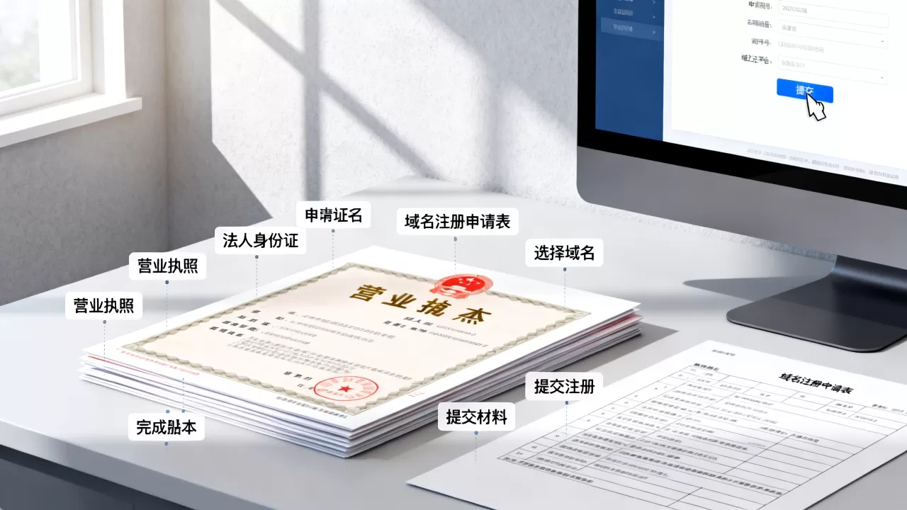 公司申请域名需要哪些材料,新手怎么操作? 公司申请域名需要哪些材料,新手怎么操作?