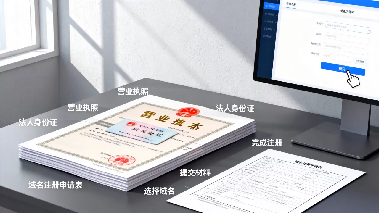 公司申请域名需要哪些材料,新手怎么操作? 公司申请域名需要哪些材料,新手怎么操作?