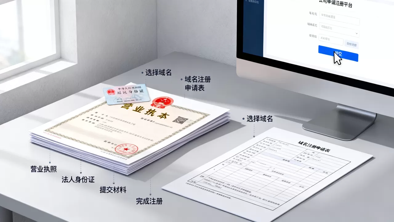 公司申请域名需要哪些材料,新手怎么操作? 公司申请域名需要哪些材料,新手怎么操作?