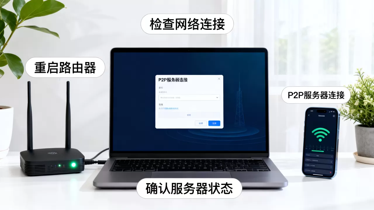 P2P服务器正在连接中怎么办,一直连不上是什么原因? P2P服务器正在连接中怎么办,一直连不上是什么原因?