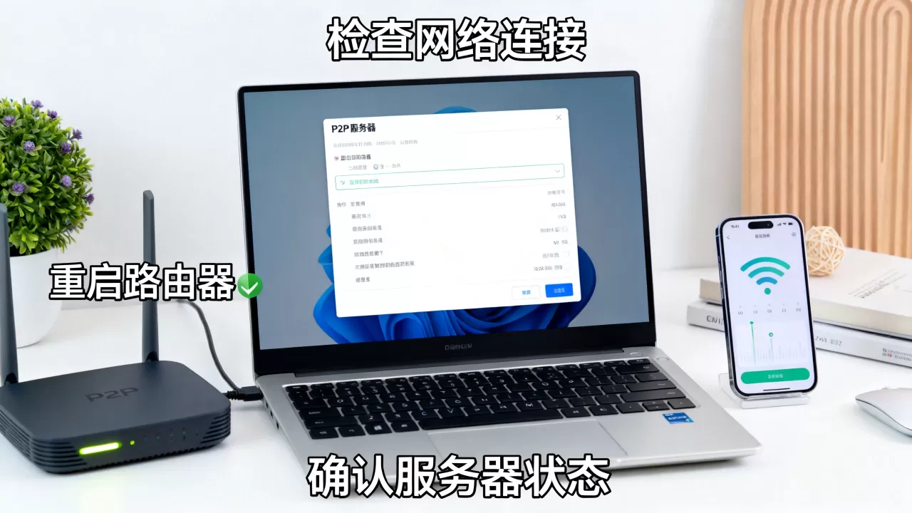 P2P服务器正在连接中怎么办,一直连不上是什么原因? P2P服务器正在连接中怎么办,一直连不上是什么原因?