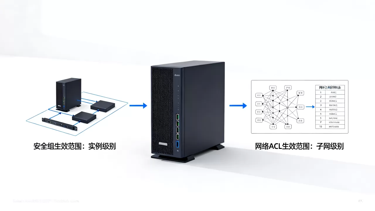 安全组和网络访问控制列表的生效范围区别是什么,有哪些方面? 安全组和网络访问控制列表的生效范围区别是什么,有哪些方面?
