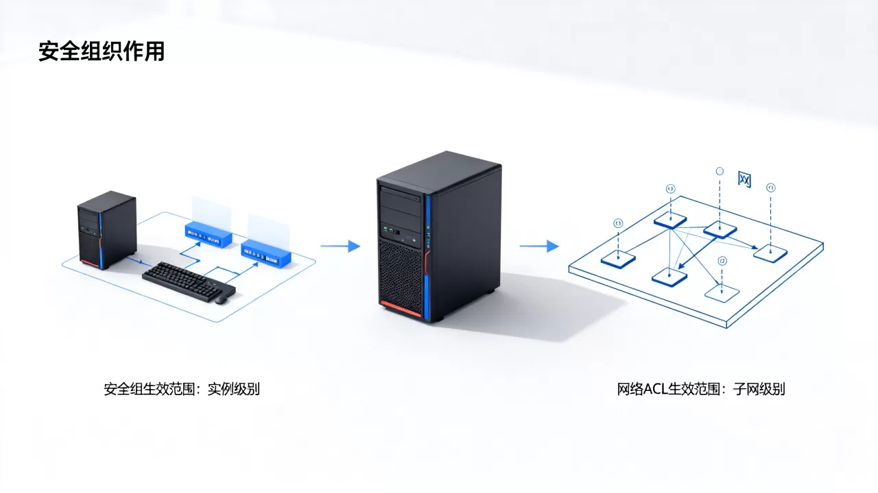安全组和网络访问控制列表的生效范围区别是什么,有哪些方面? 安全组和网络访问控制列表的生效范围区别是什么,有哪些方面?