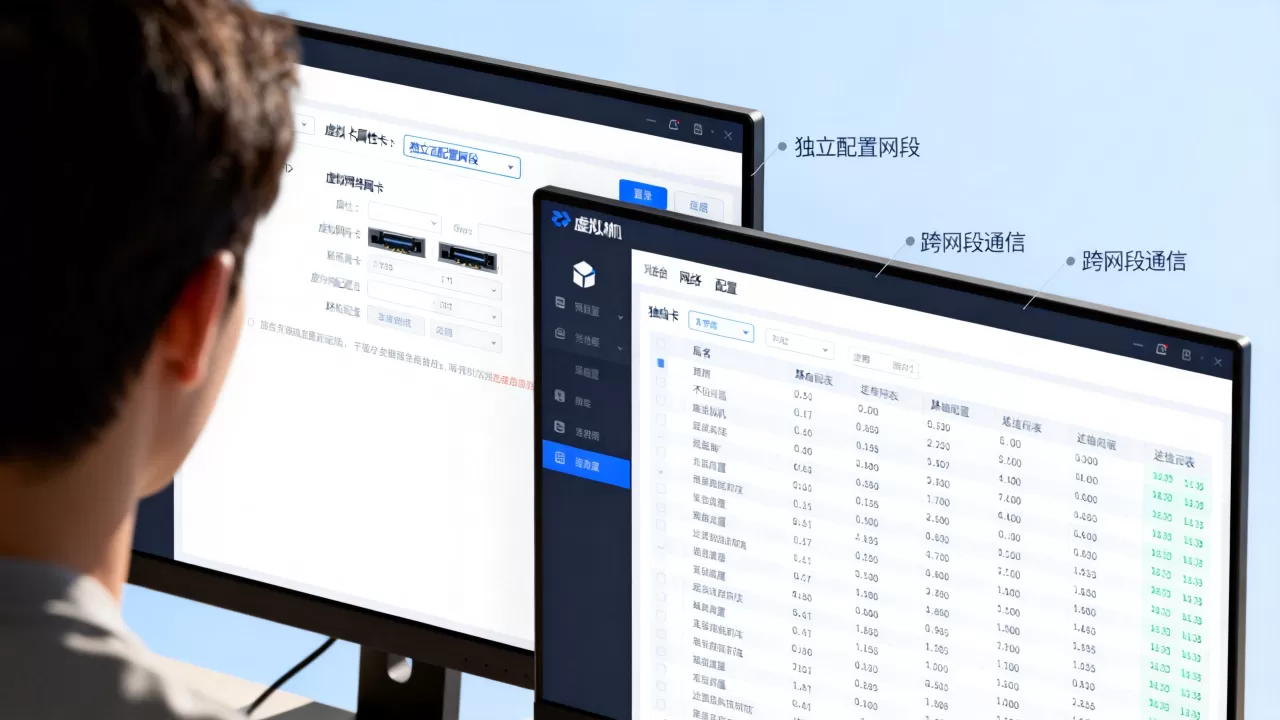 虚拟机如何独立配置网段,虚拟机跨网段通信怎么实现? 虚拟机如何独立配置网段,虚拟机跨网段通信怎么实现?