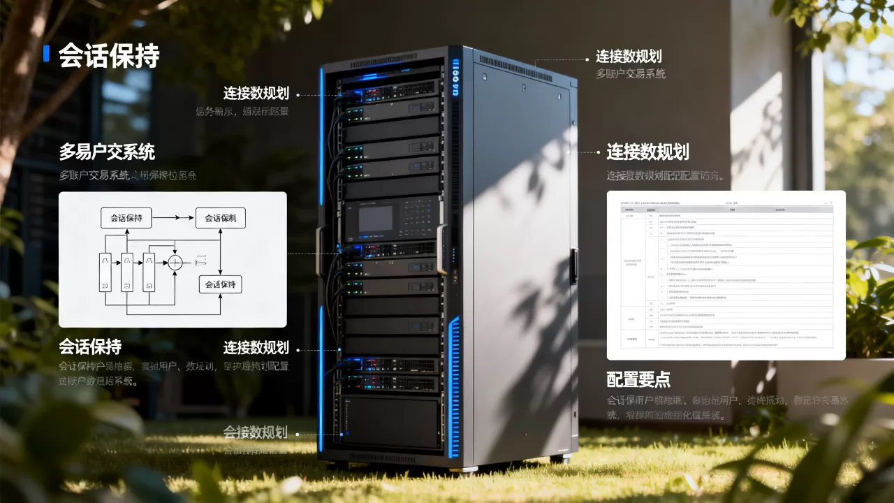 多账户交易系统的会话保持与连接数如何规划?,有哪些配置要点? 多账户交易系统的会话保持与连接数如何规划?,有哪些配置要点?