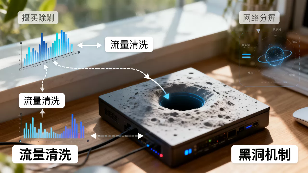 流量清洗与黑洞机制如何分工配合,各自作用是什么? 流量清洗与黑洞机制如何分工配合,各自作用是什么?