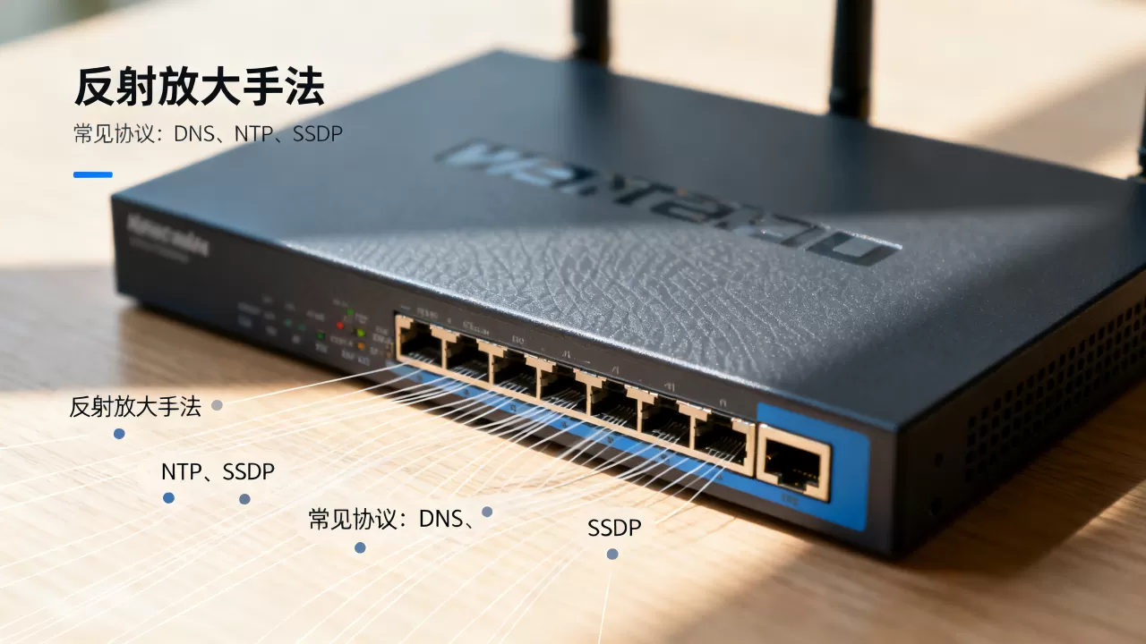DDoS攻击中的反射放大手法是什么?,常见协议有哪些? DDoS攻击中的反射放大手法是什么?,常见协议有哪些?