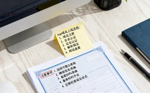 top域名上线流程是什么,有哪些注意事项？