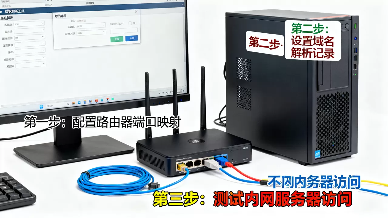 域名如何映射到内网服务器,具体步骤是什么? 域名如何映射到内网服务器,具体步骤是什么?