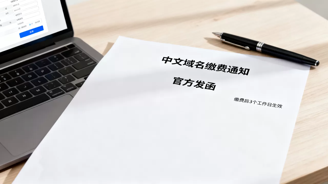 中文域名缴费通知函是官方发的吗,缴费后多久生效? 中文域名缴费通知函是官方发的吗,缴费后多久生效?